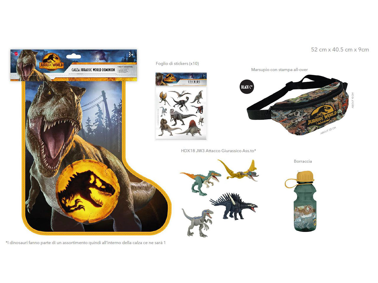 calzettone jurassic world 2023