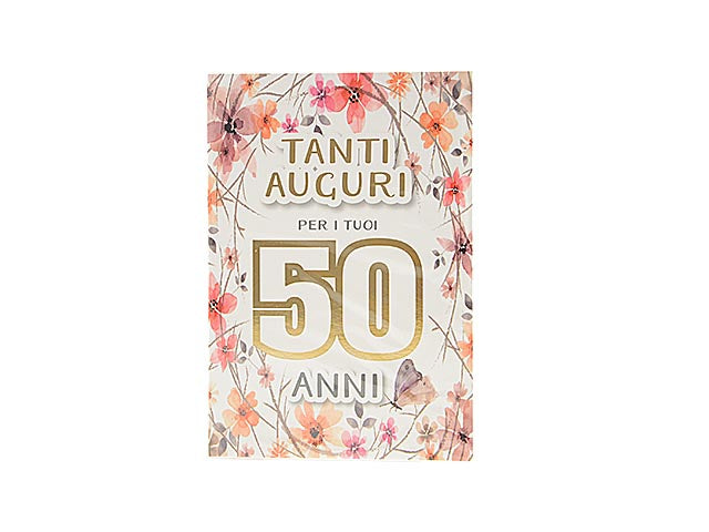 Biglietto auguri 50 anni