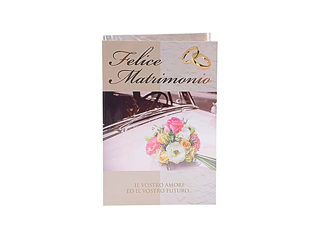 Biglietto augurale per matrimonio
