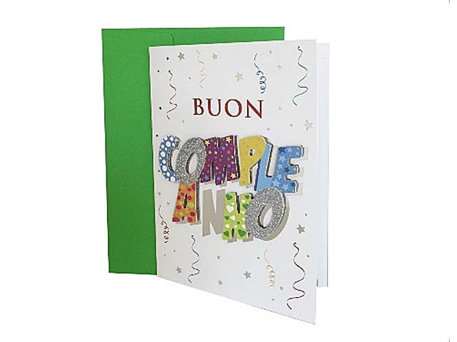 Biglietto auguri buon compleanno