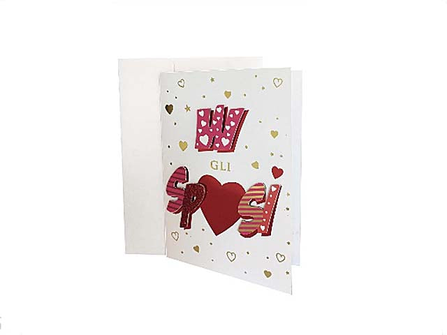 Biglietto augurale per matrimonio