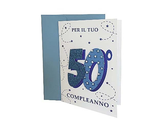 Biglietto auguri 50 esimo