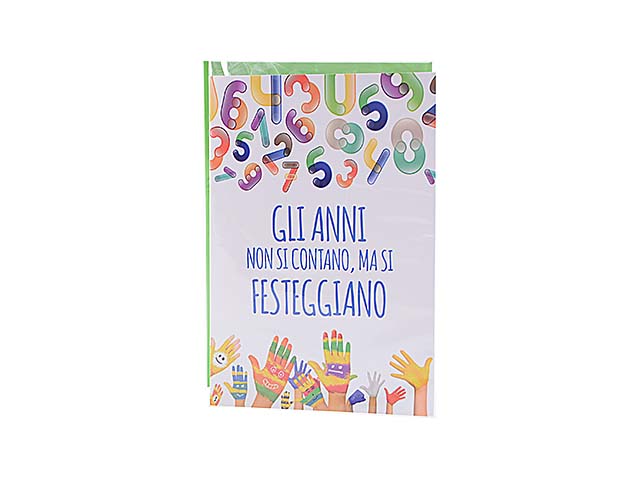 Biglietto augurale per compleanno