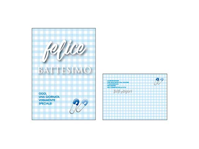 biglietto felice battesimo bimbo