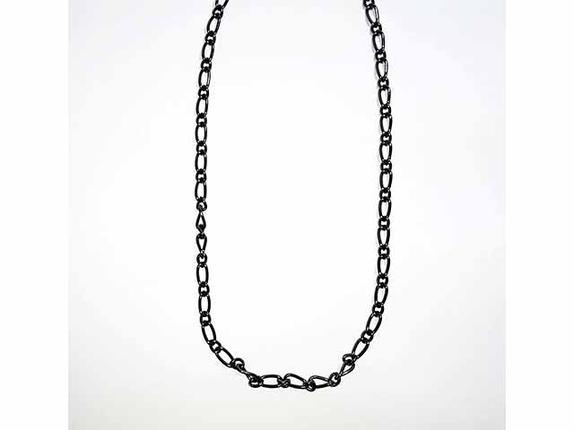 Collana uomo catena rodio 259345