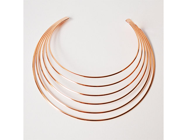 Collarino oro rosa multifili 268169