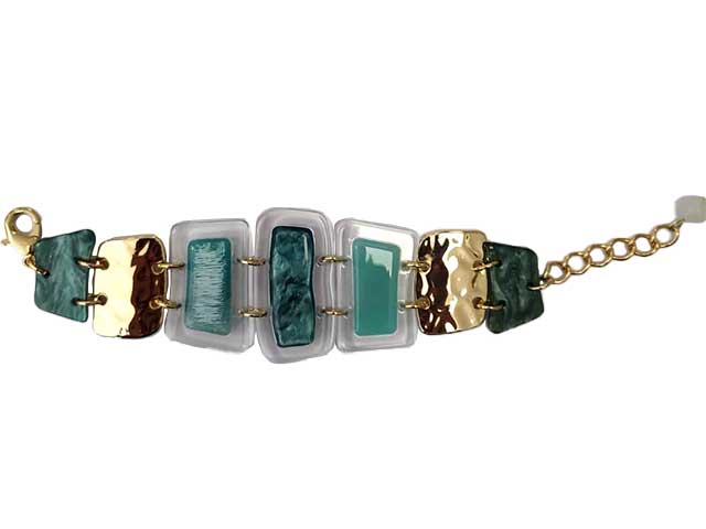 Bracciale snodati con rettangoli 273152