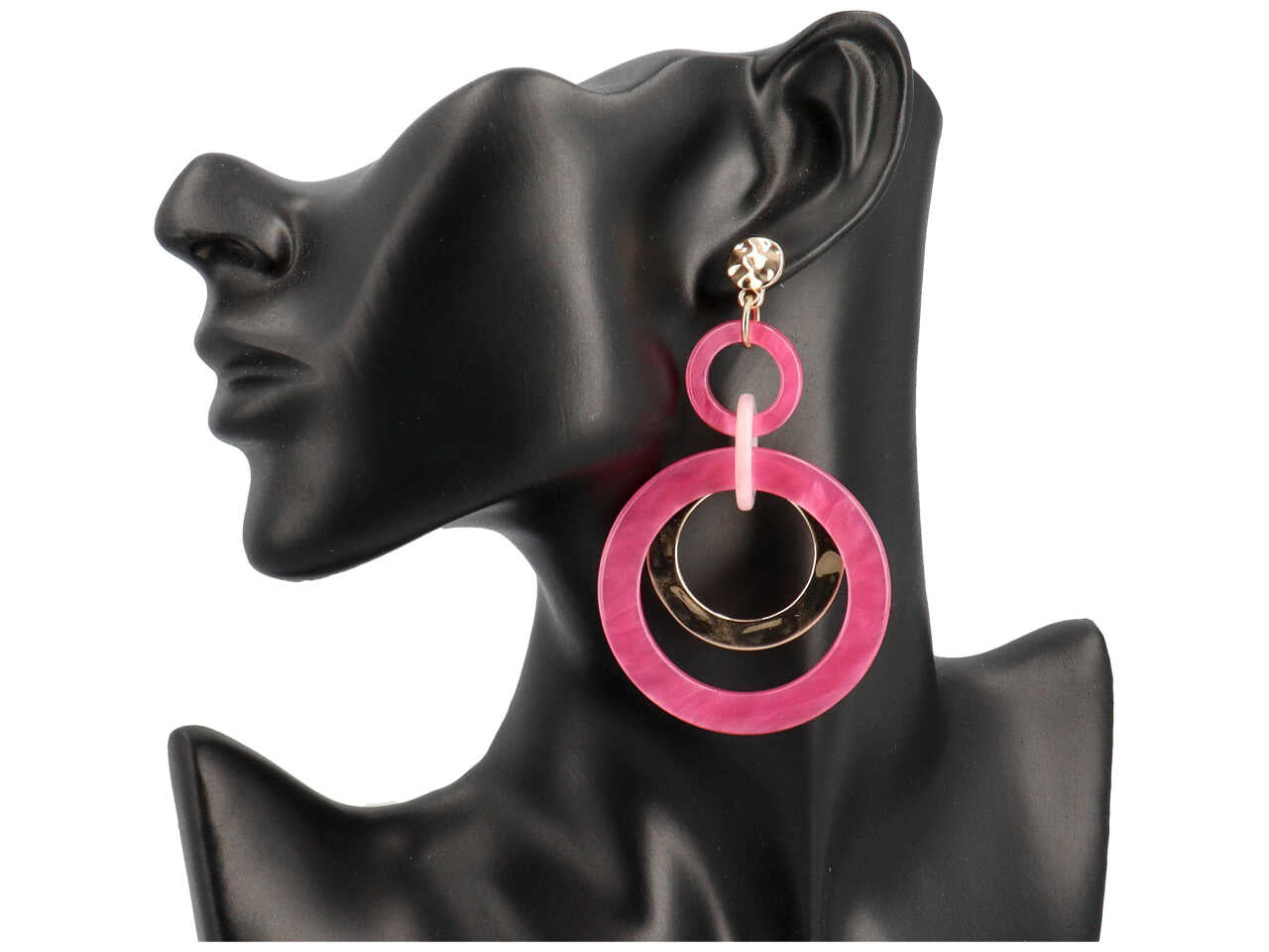 Orecchini pendolo multicerchio 276055