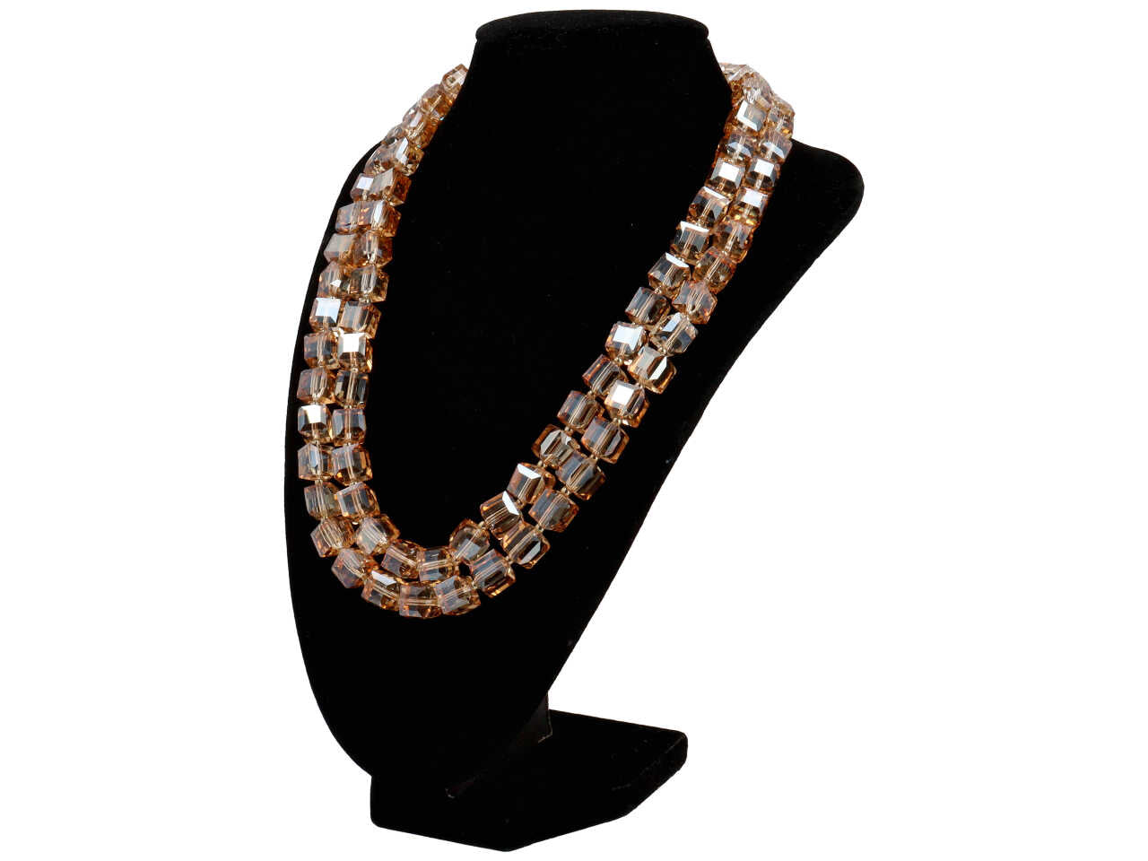 Collana corta doppio giro cube