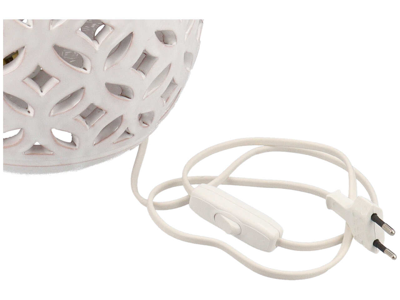 Lanterna bianca artigianale 50cm