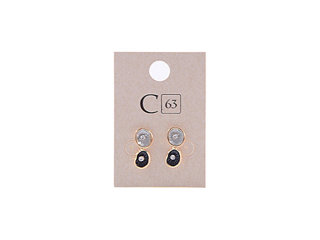 Orecchini metal/smalto oreyj265-q