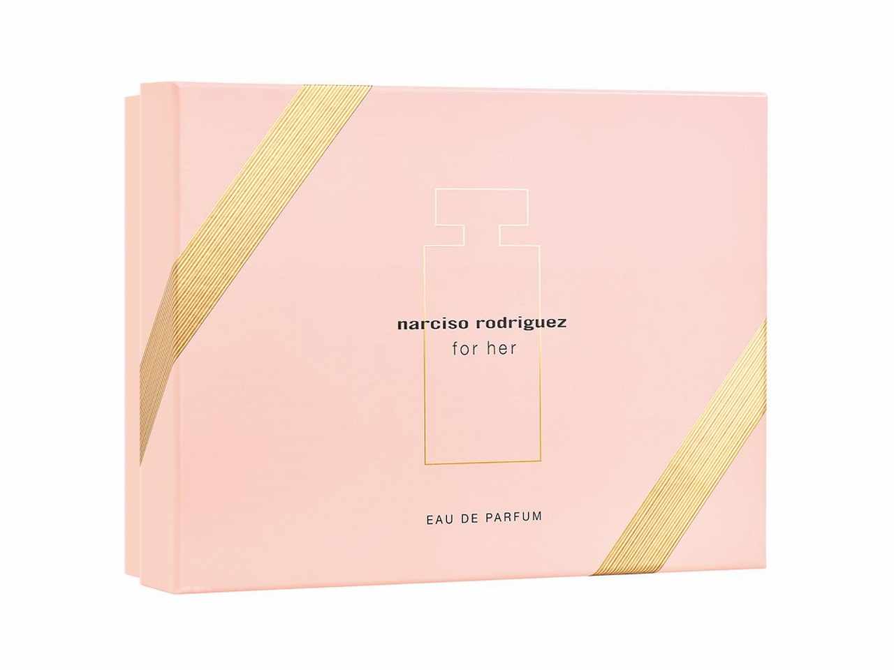 Narciso rodriguez for her set regalo contenente edp 50ml, crema corpo 50ml, bagnoschiuma 50ml