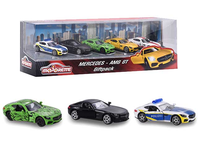 majorette giftpack mercedes amg 5 pezzi 212053163