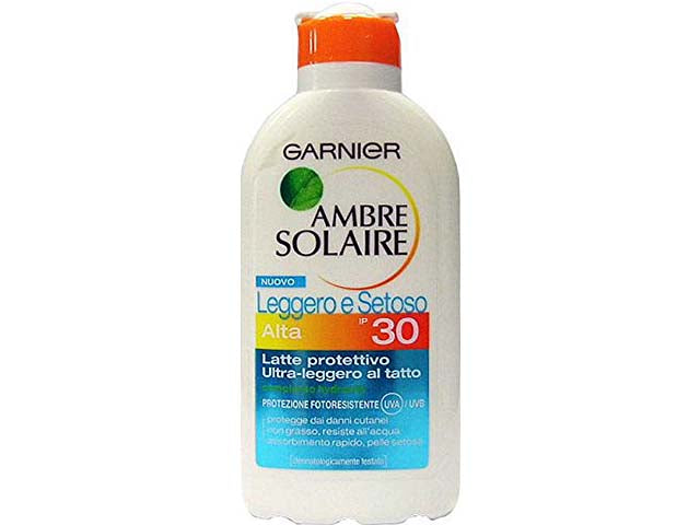 crema solare ambra solaire latte ip30