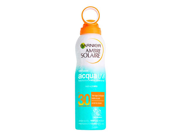 crema solare ambre solaire acqua uv ip30