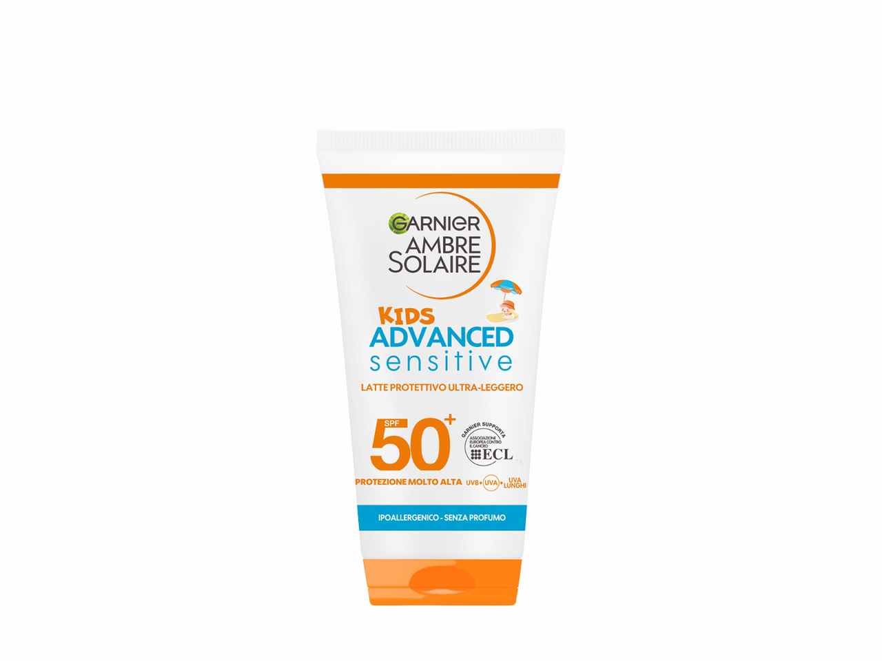 Crema solare ambre solaire sensitive kids ip50+ 50ml