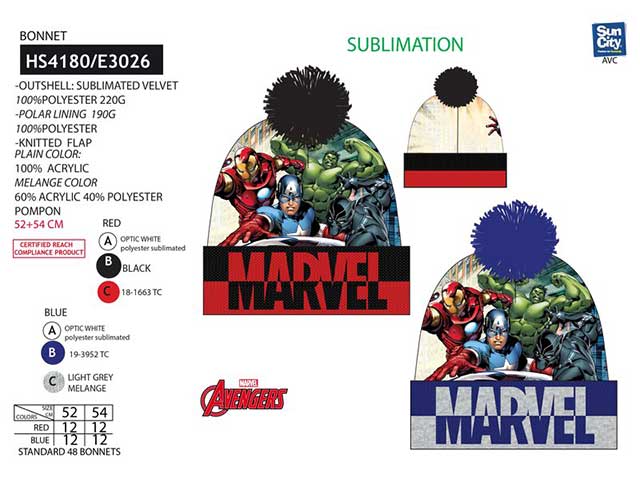 Avengers c cappello hs4180
