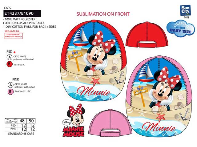 cappello mare minnie