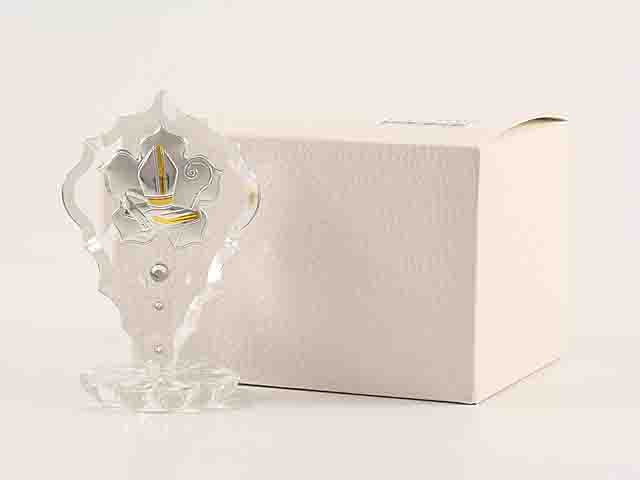Icona 90mm c/strass fiore cresima 32796