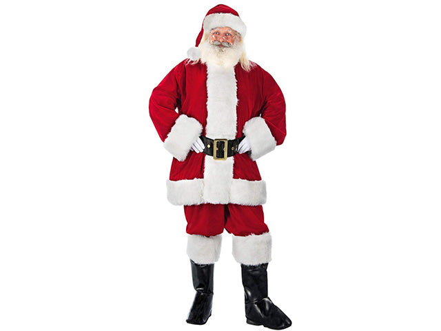 costume babbo natale velluto tg.l n1015l/n1015xl