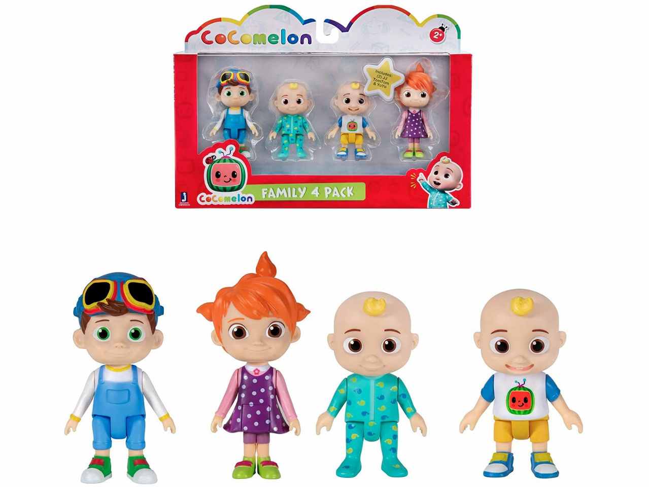 Cocomelon set 4 personaggi t07314