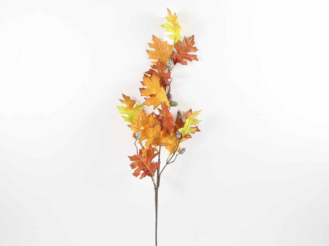 Ramo di quercia 84cm arancio