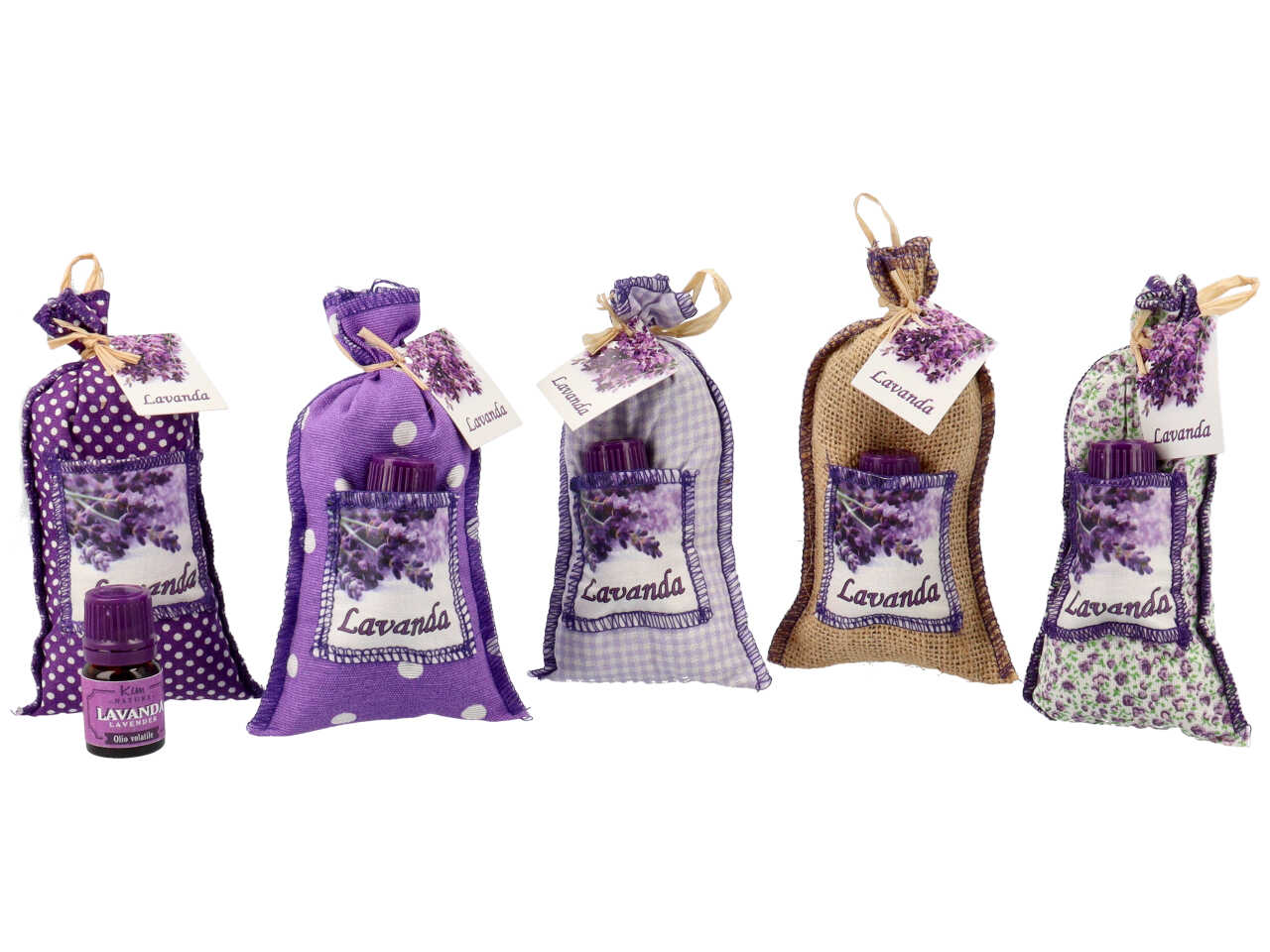 Sacchetto lavanda 25gr con olio profumato