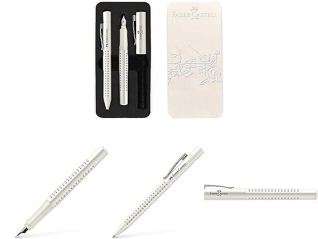 Penna Harmony Faber-Castell set regalo, 1 penna stilografica M e 1 penna a sfera M