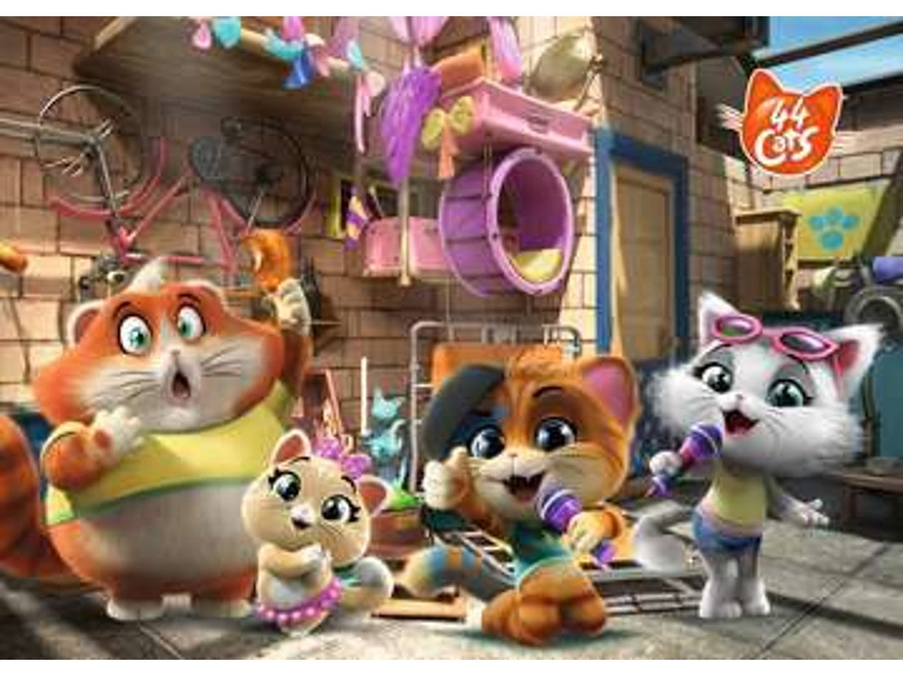 puzzle 60pz 44 gatti 055630