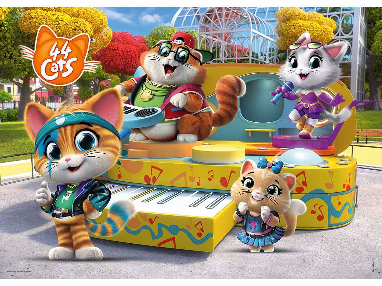 Puzzle 24pz gigante 44 gatti c 03091