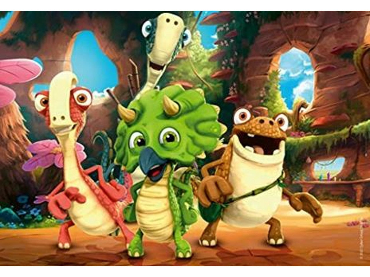Puzzle 2x12 pezzi gigantosaurus 05125 0