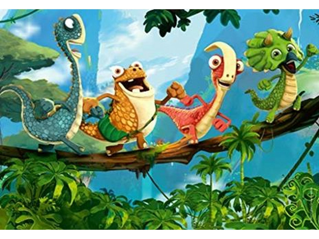 Puzzle 2x12 pezzi gigantosaurus 05125 0