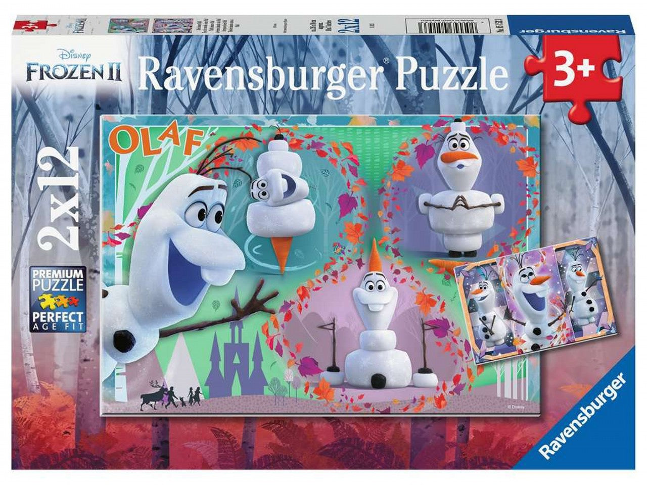 Puzzle 2x12 pezzi frozen 2 olaf 05153