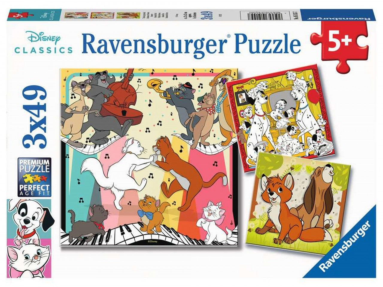 Puzzle 3x49pz disney classics 05155