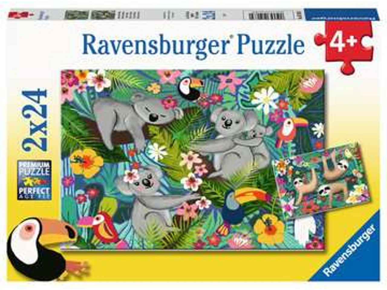 Puzzle 2x24 pezzi koala e bradipi 05183