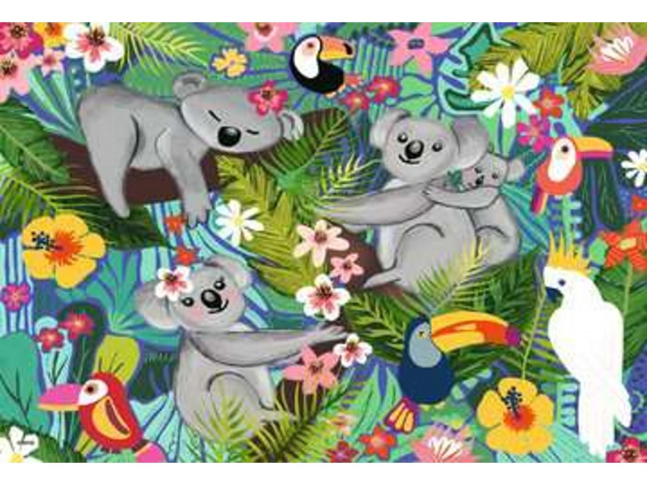 Puzzle 2x24 pezzi koala e bradipi 05183