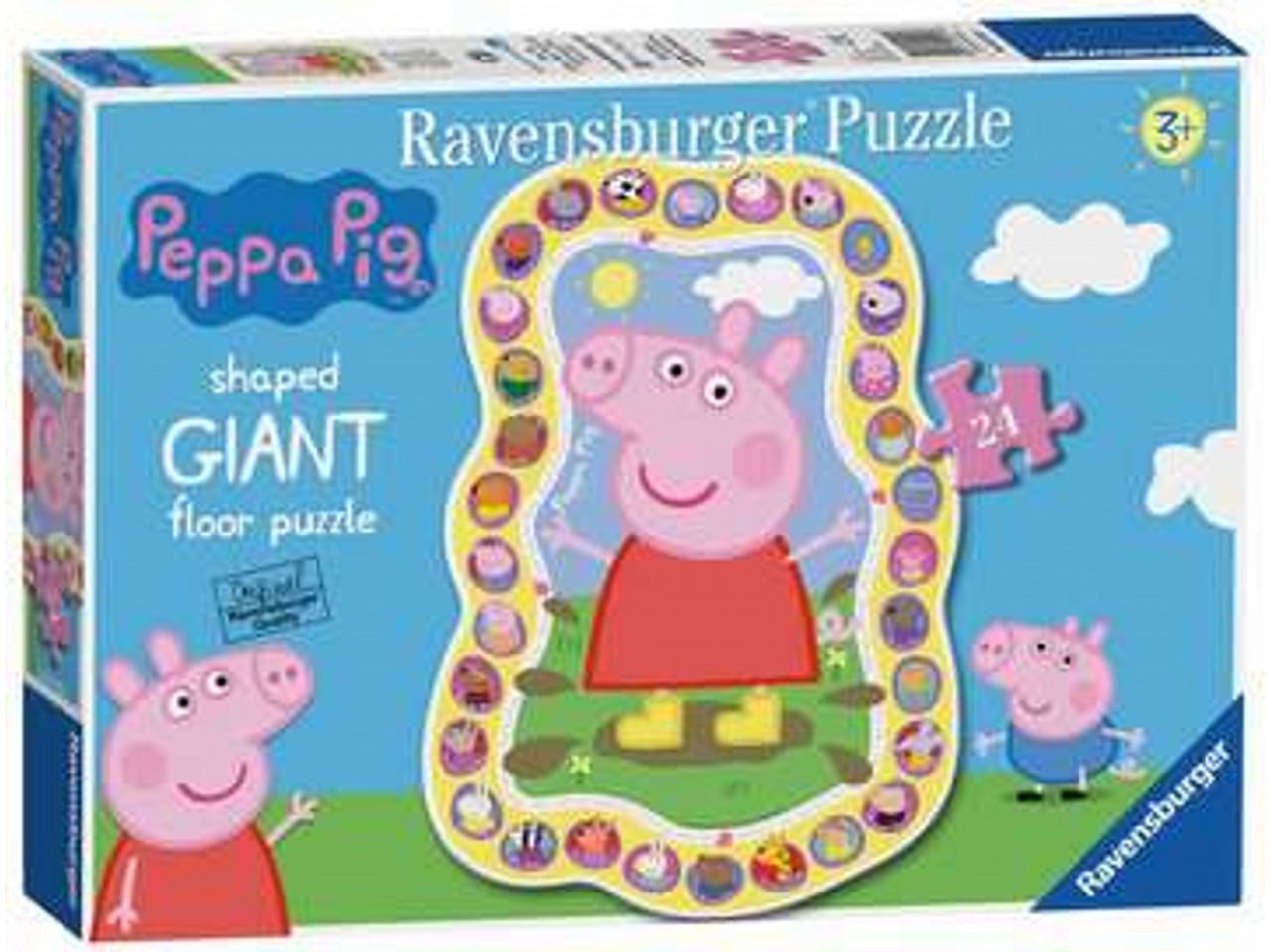 Puzzle 24pz gigante peppa pig shaped 05545