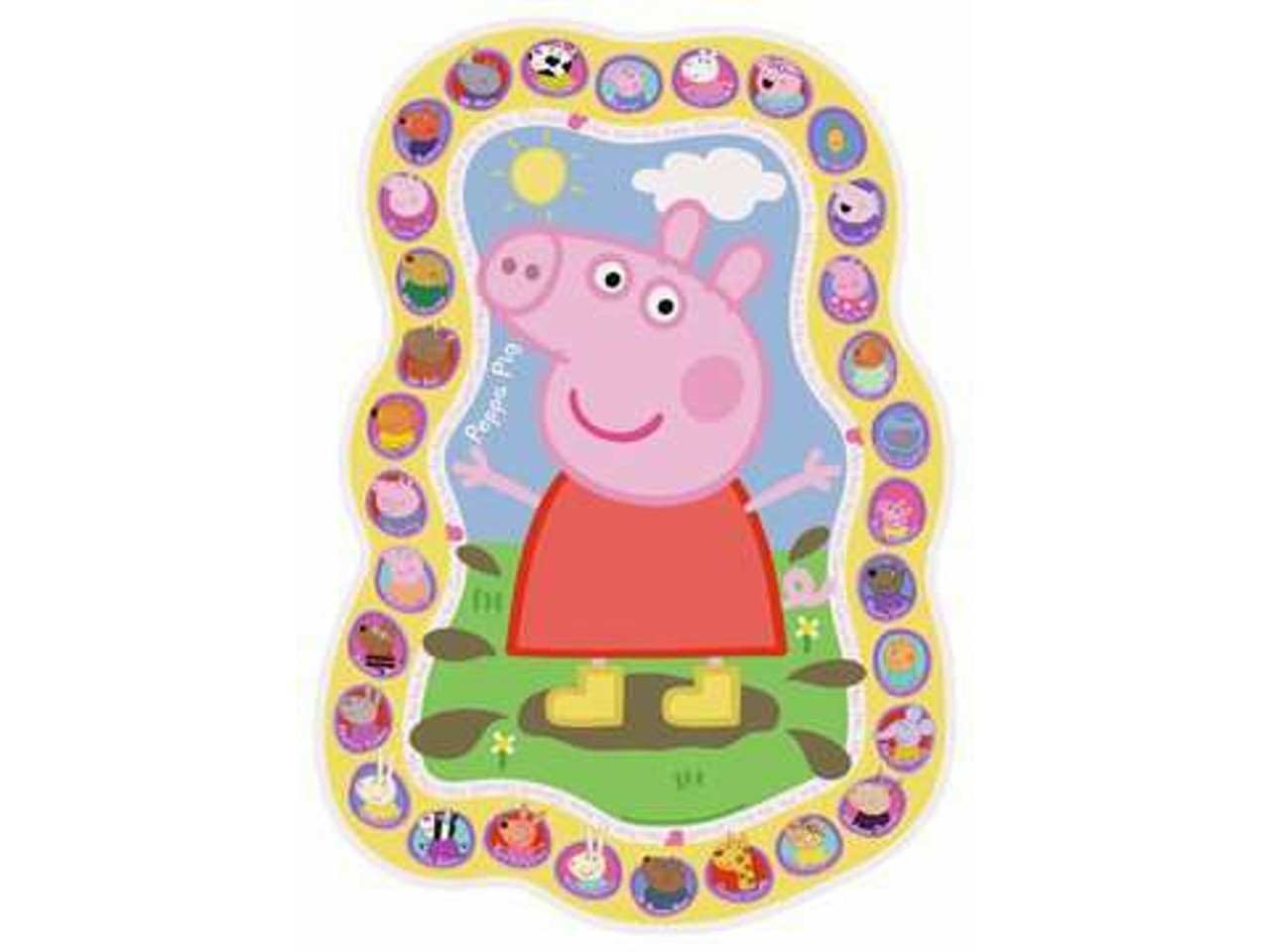 Puzzle 24pz gigante peppa pig shaped 05545