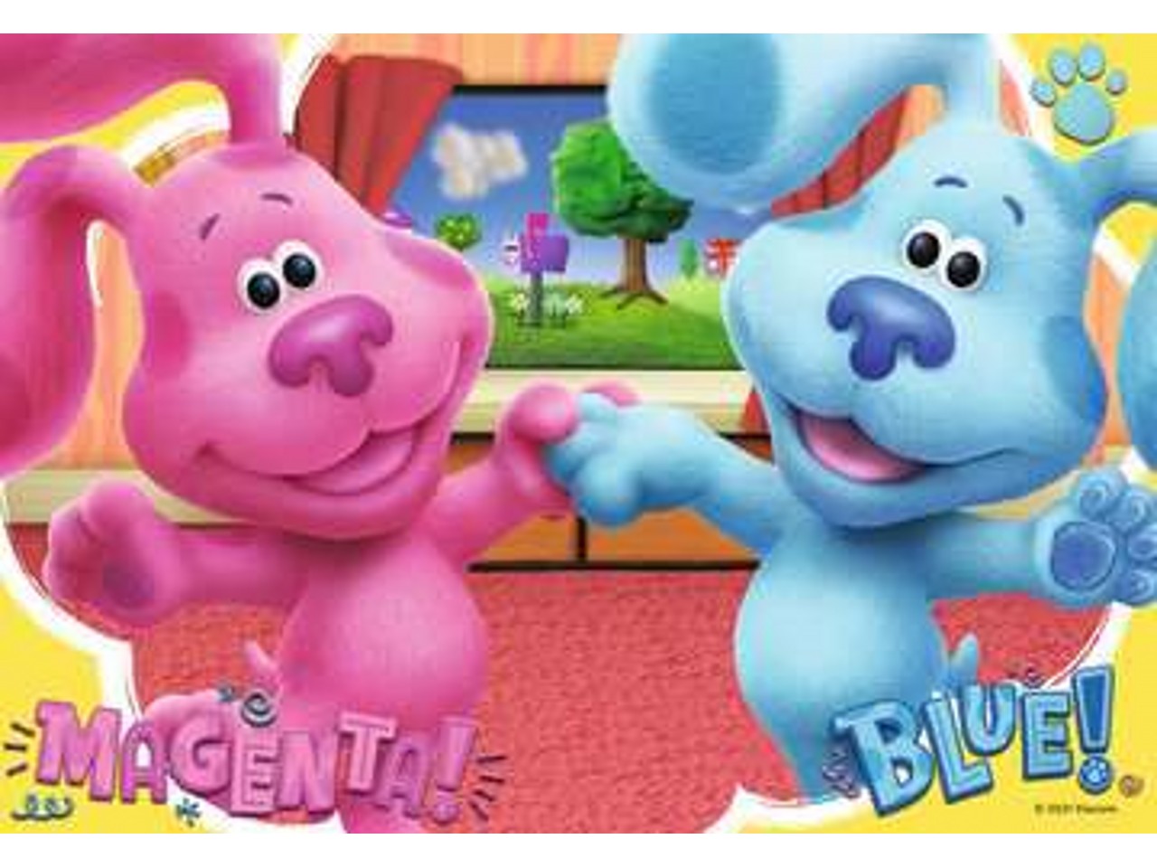 Puzzle 2x24 pezzi blue's clues you 05568