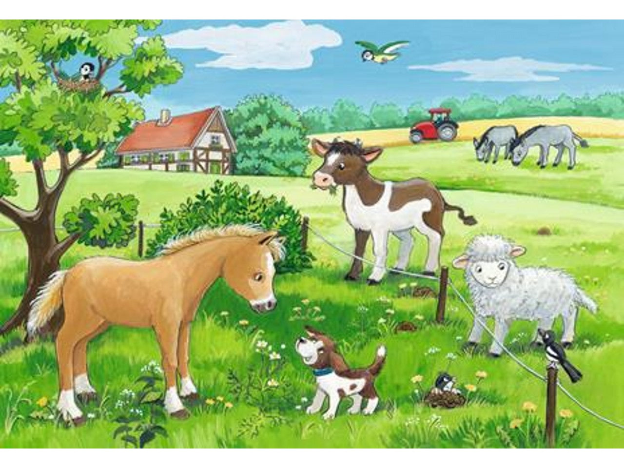 Puzzle 2x12 pezzi cuccioli di campagna 05151