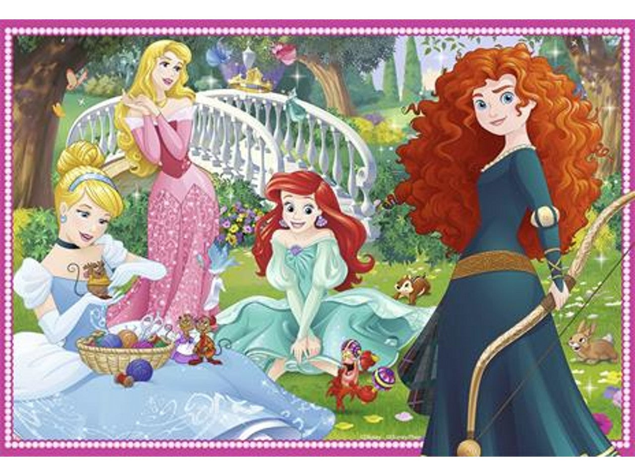Puzzle 2x12pz disney princess 07620 8