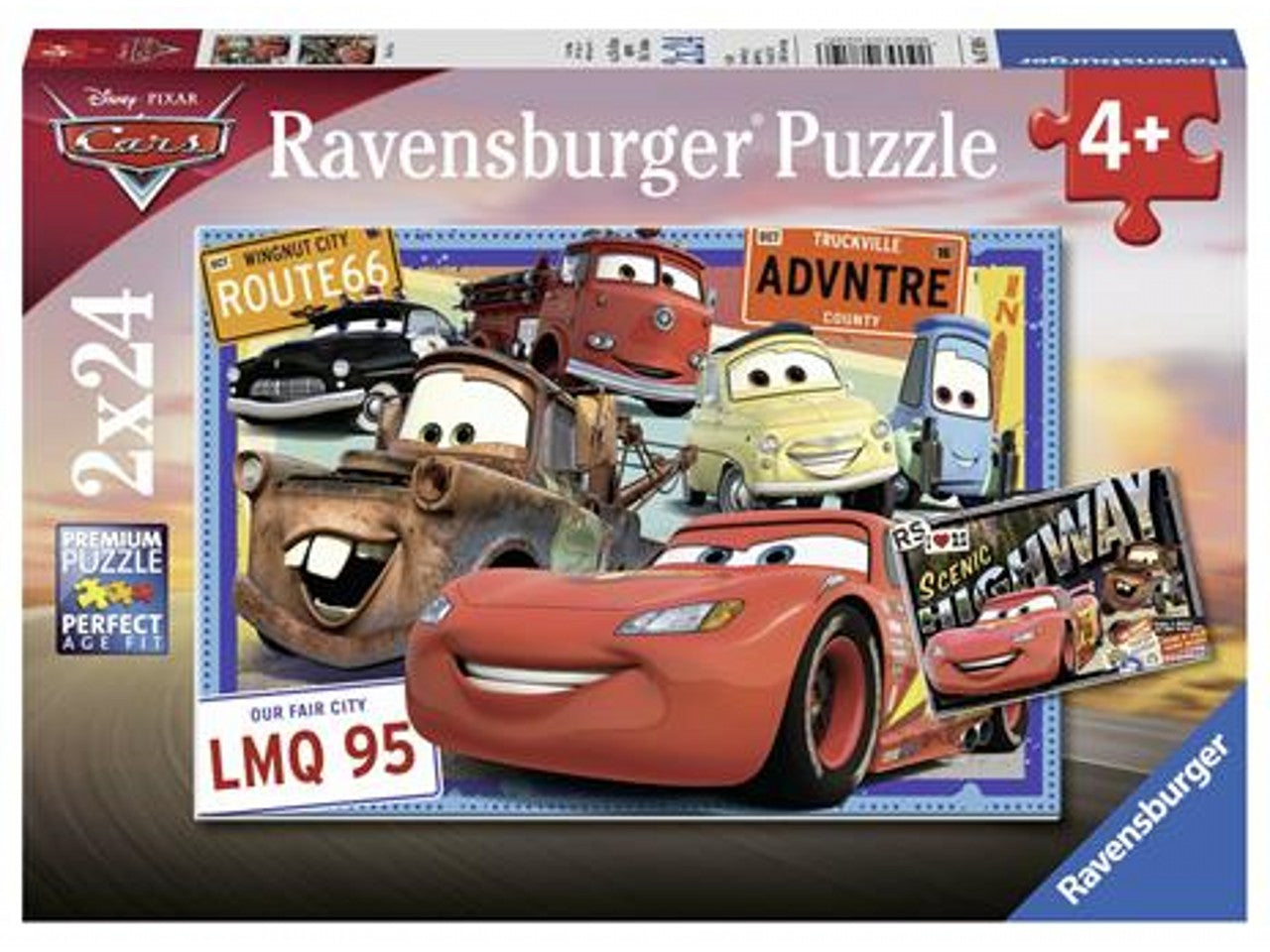 Puzzle 2x24pz cars 07819 6