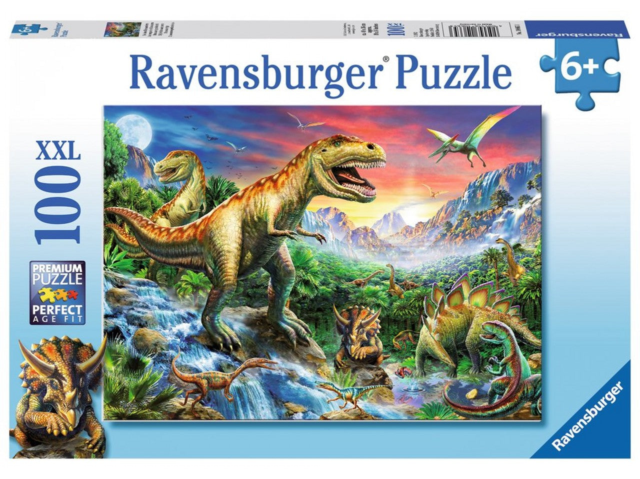 puzzle 100pz l'era dei dinosauri 10665