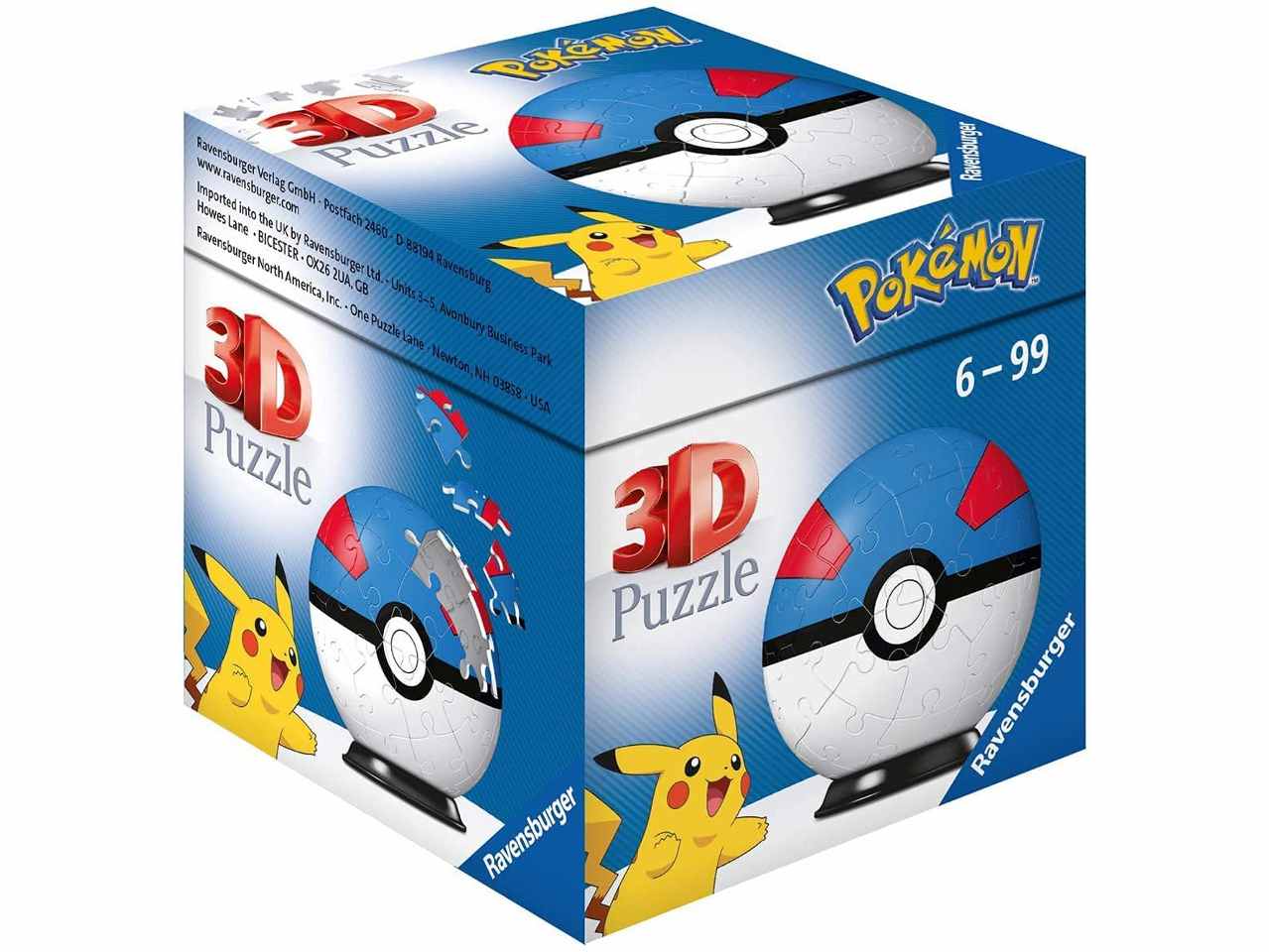 Puzzleball 3d pokeball blu 11265 4