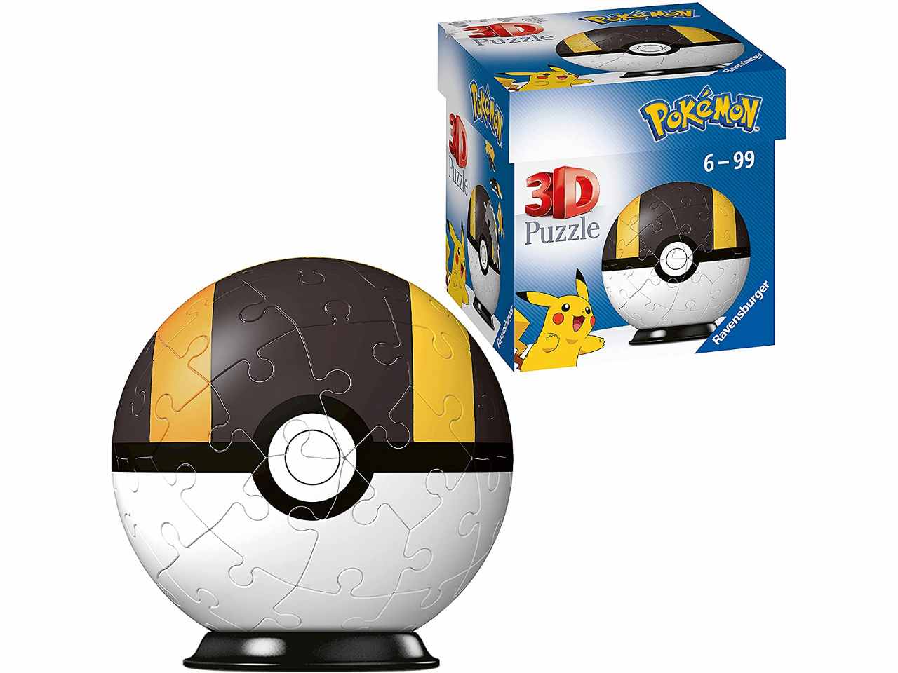 Puzzleball 3d pokeball nera 11266 1