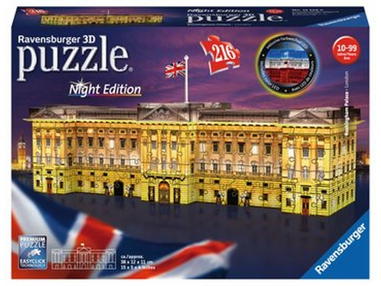 puzzle 3d led buckingham palace n. edition 125296