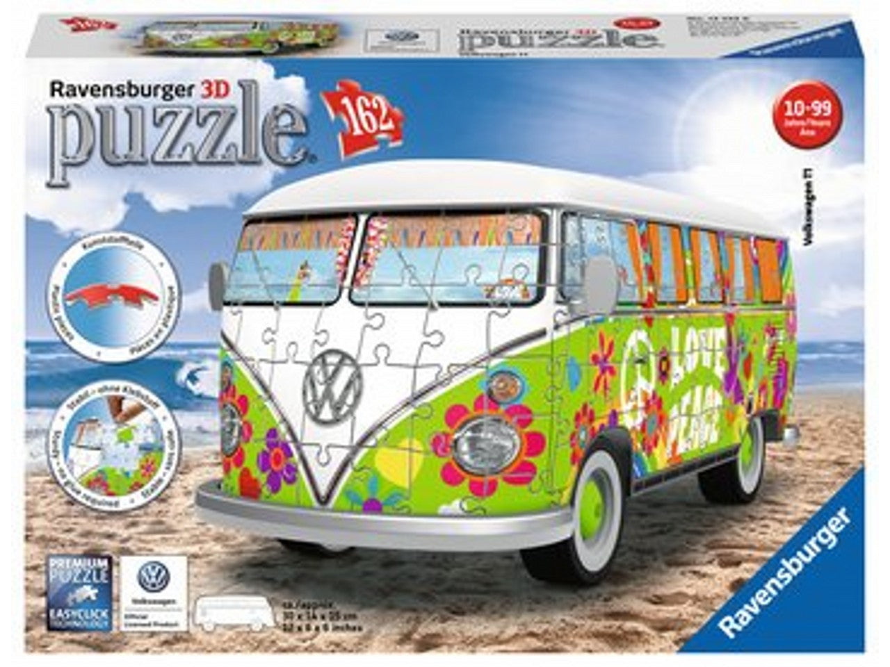 puzzle 3d camper volkswagen hippie 125326