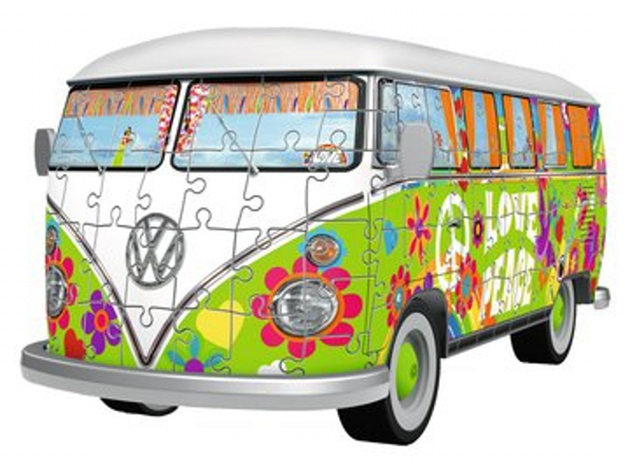 puzzle 3d camper volkswagen hippie 125326