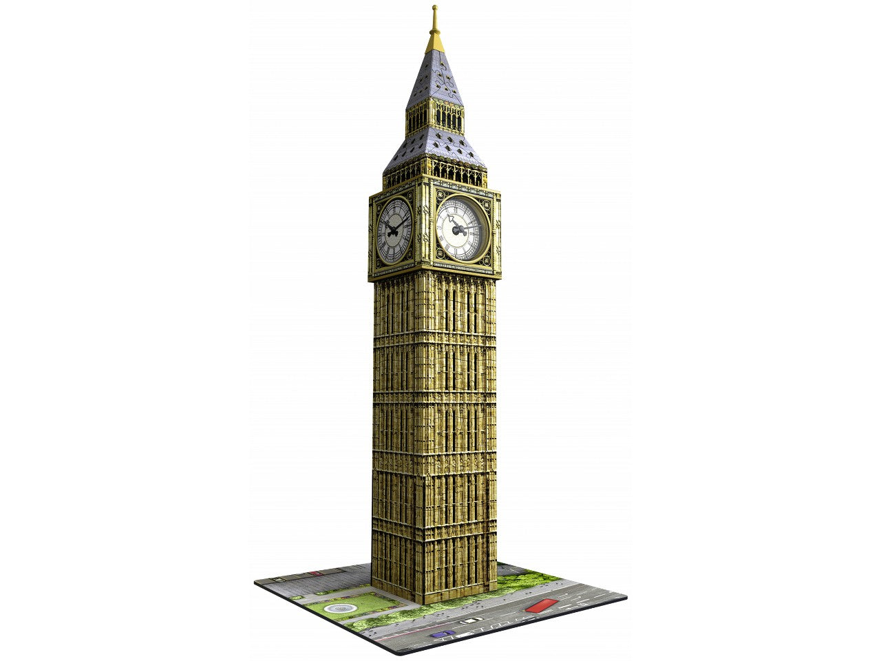 Puzzle 3d big ben real clock 12586