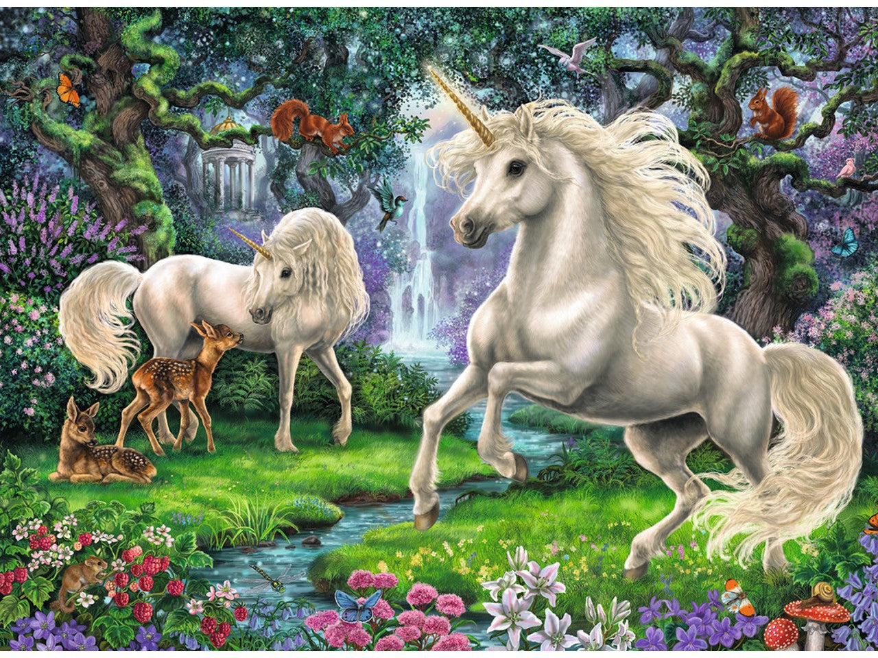 Puzzle 200 pezzi unicorni 12838